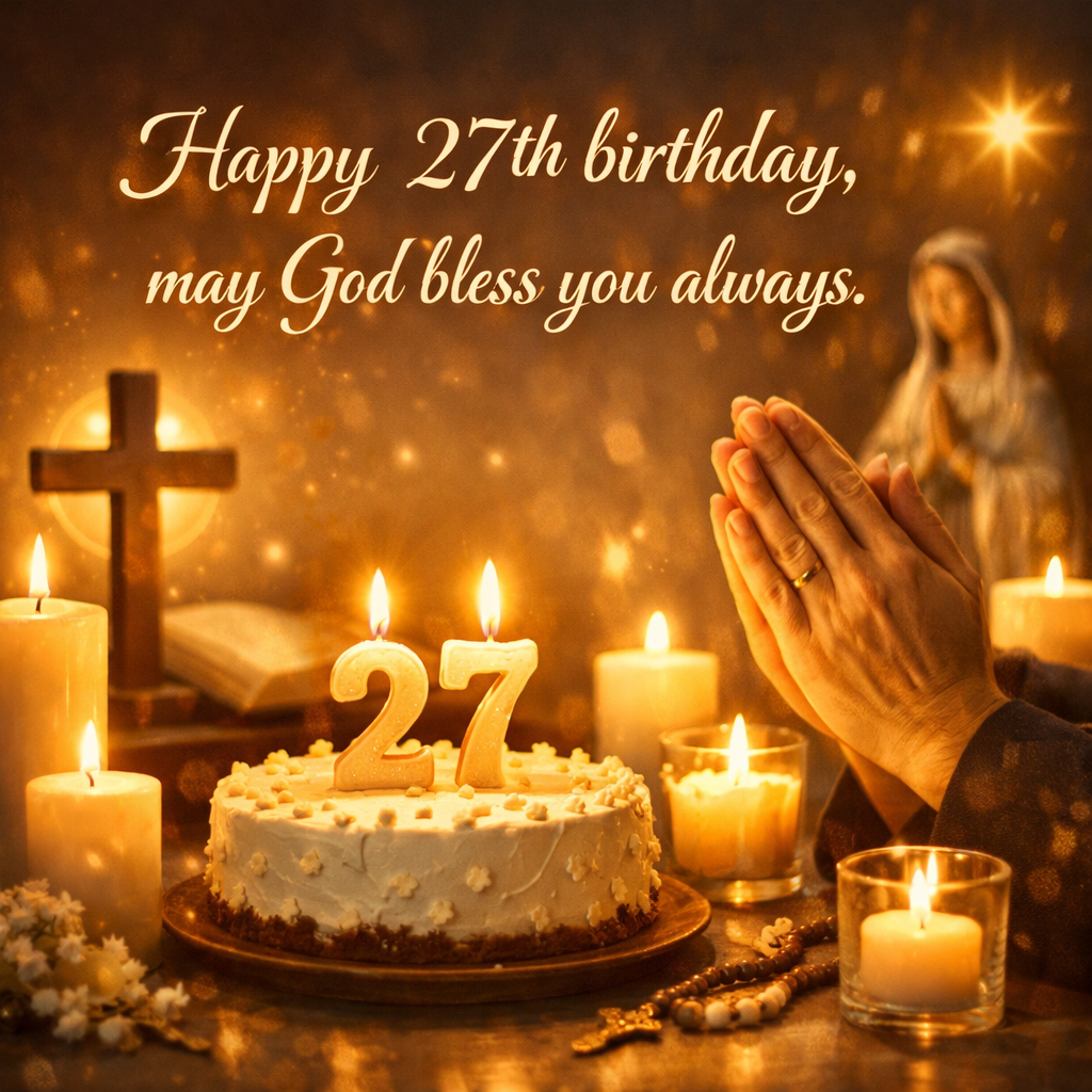 happy 27th birthday may God bless you always