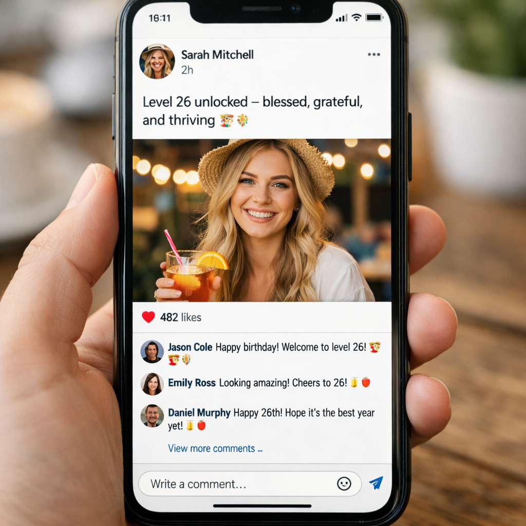 level 26 unlocked for social captions
