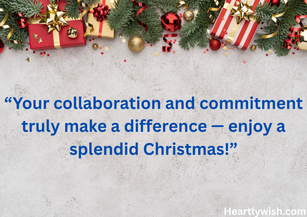 Inspiring Christmas and New Year Wishes for Colleagues