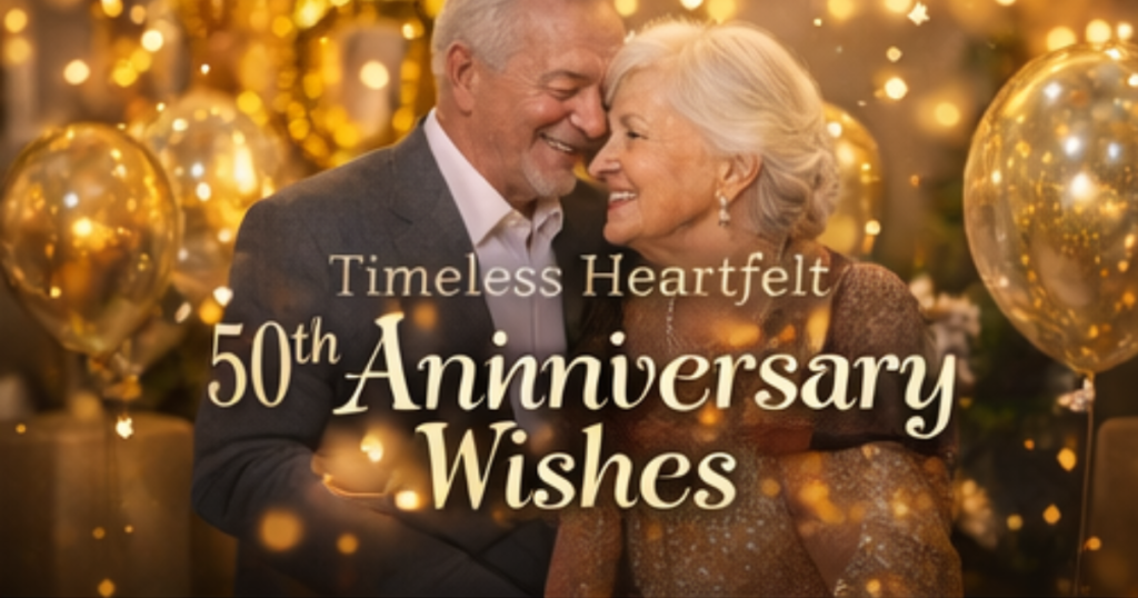 Timeless Heartfelt 50th Anniversary Wishes That Inspire Love