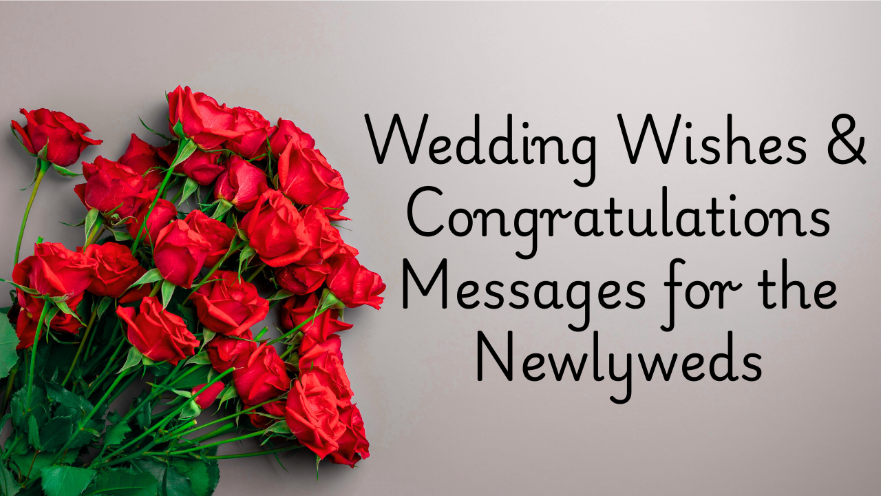 wedding wishes and congratulations messages