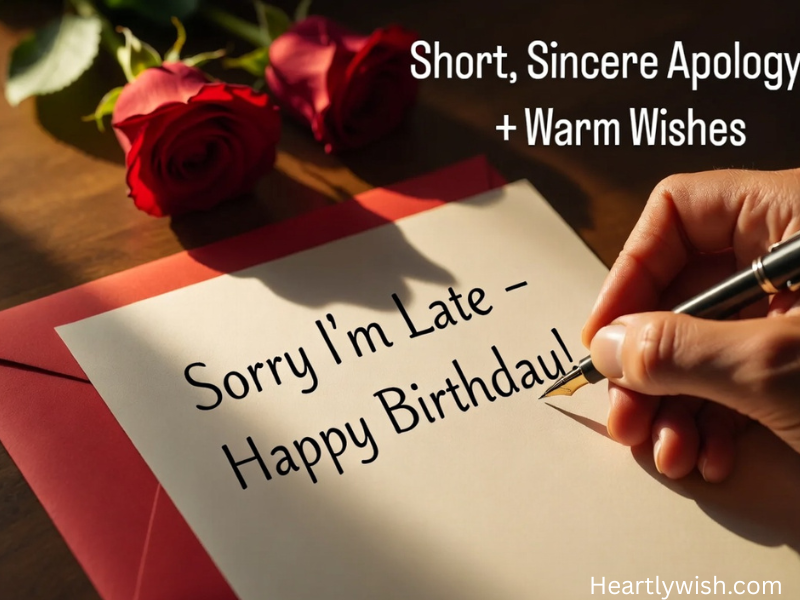 heartfelt belated happy birthday wishes that truly matter