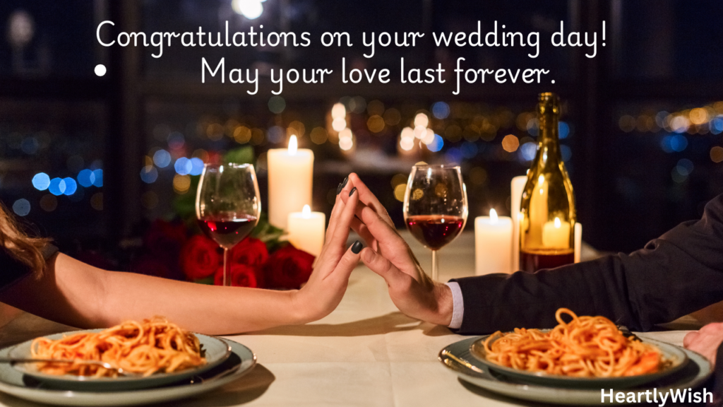 Short Wedding Wishes and Congratulations Messages