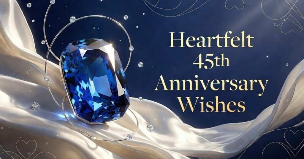 Powerful Heartfelt 45th Anniversary Wishes to Celebrate Love