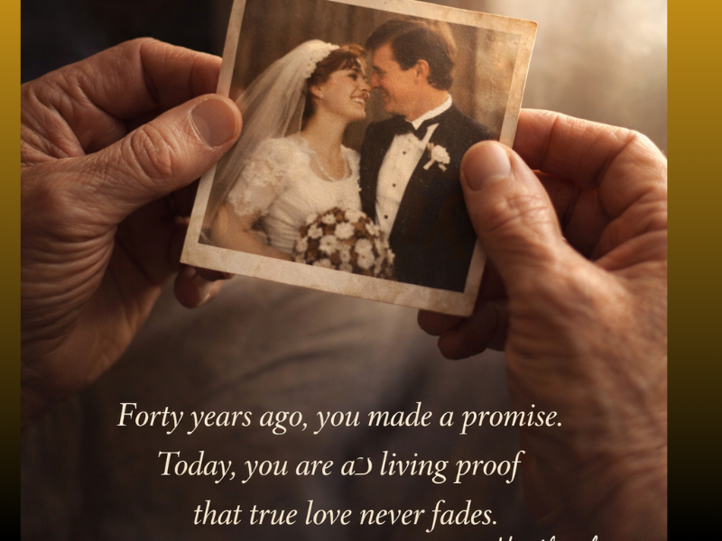 heartfelt 40th anniversary wishes