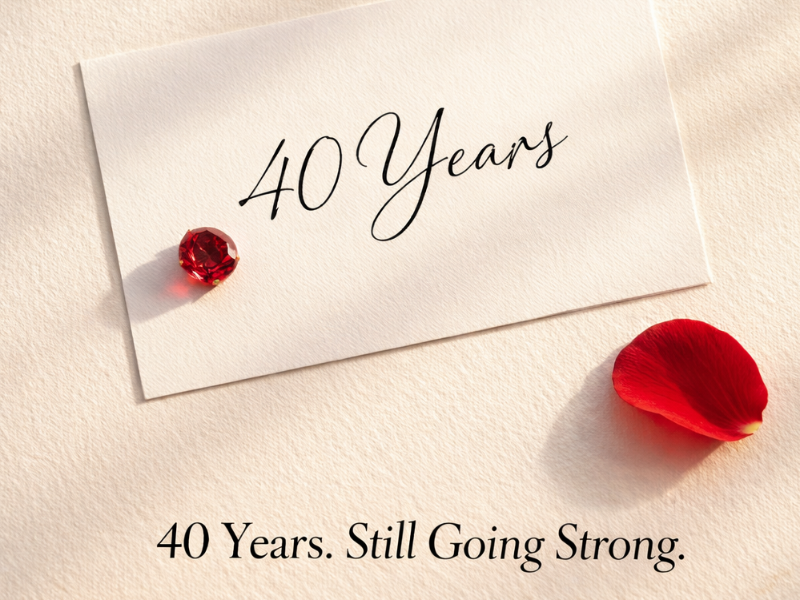 heartfelt 40th anniversary wishes