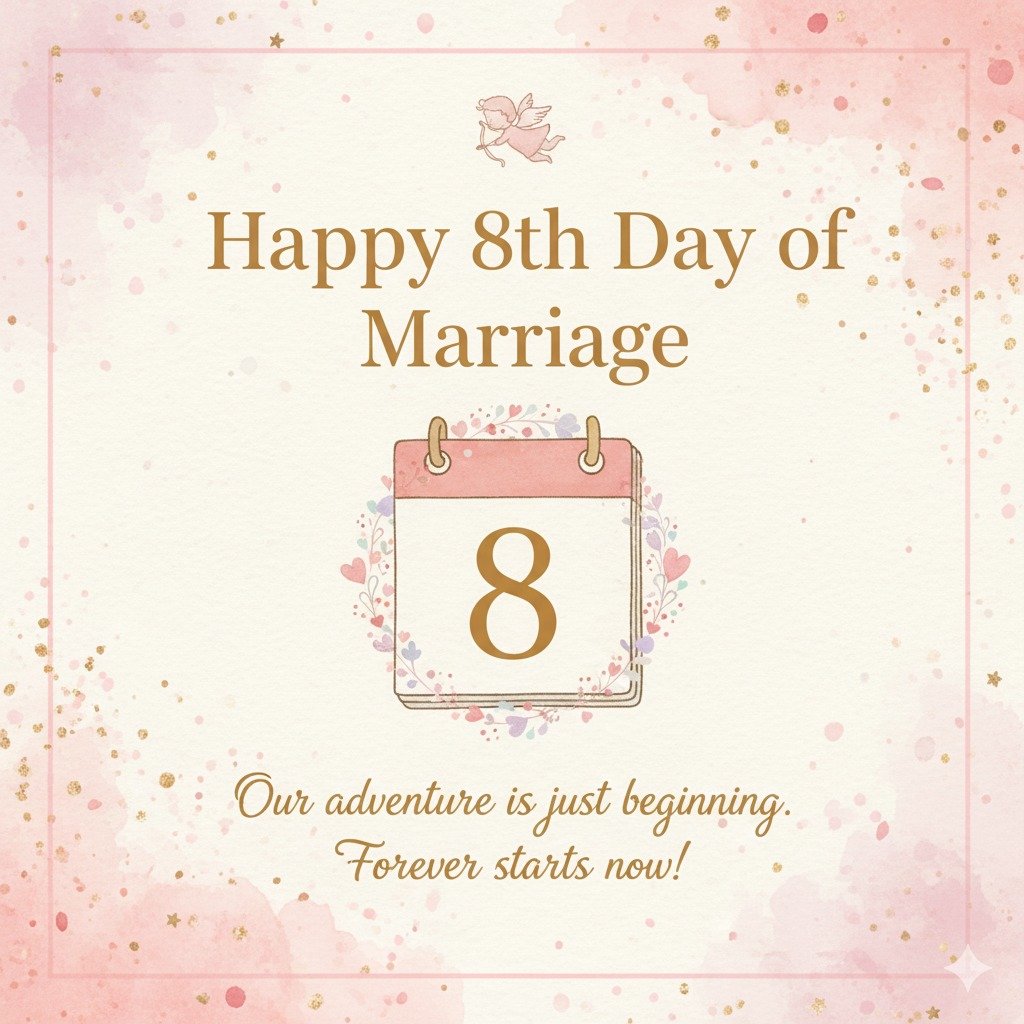 marriage 8th day wishes