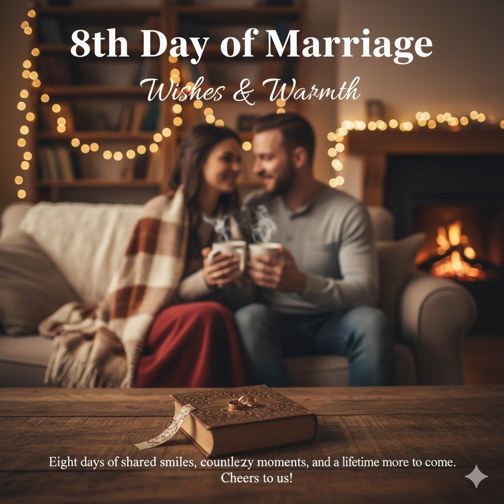 8th day of marriage wishes