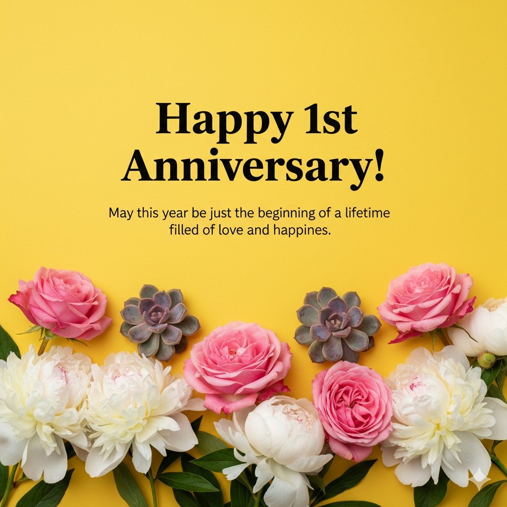 1st anniversary wishes