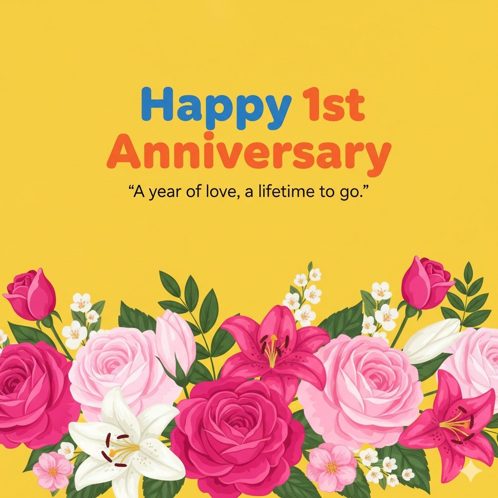 1st anniversary wishes