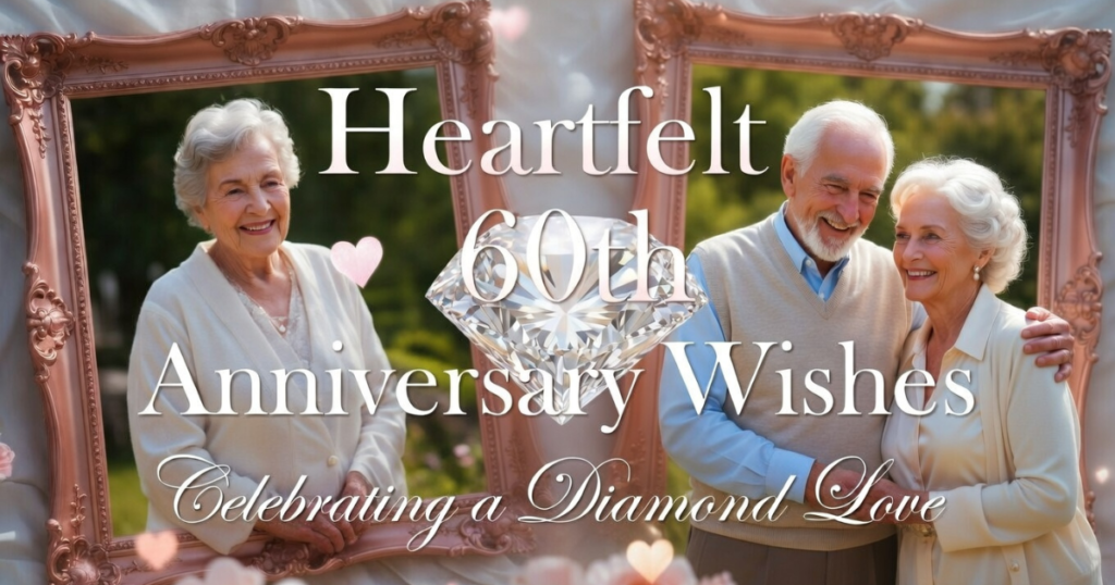 Heartfelt 60th Anniversary Wishes to Celebrate a Diamond Love