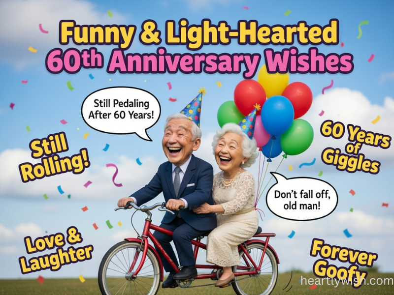 Heartfelt 60th Anniversary Wishes to Celebrate a Diamond Love