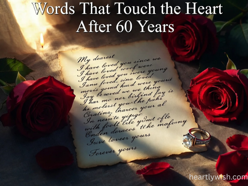Heartfelt 60th Anniversary Wishes to Celebrate a Diamond Love