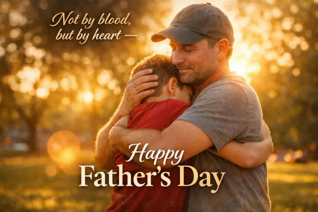 “Not by blood, but by heart — Happy Father’s Day.”
happy fathers day wishes