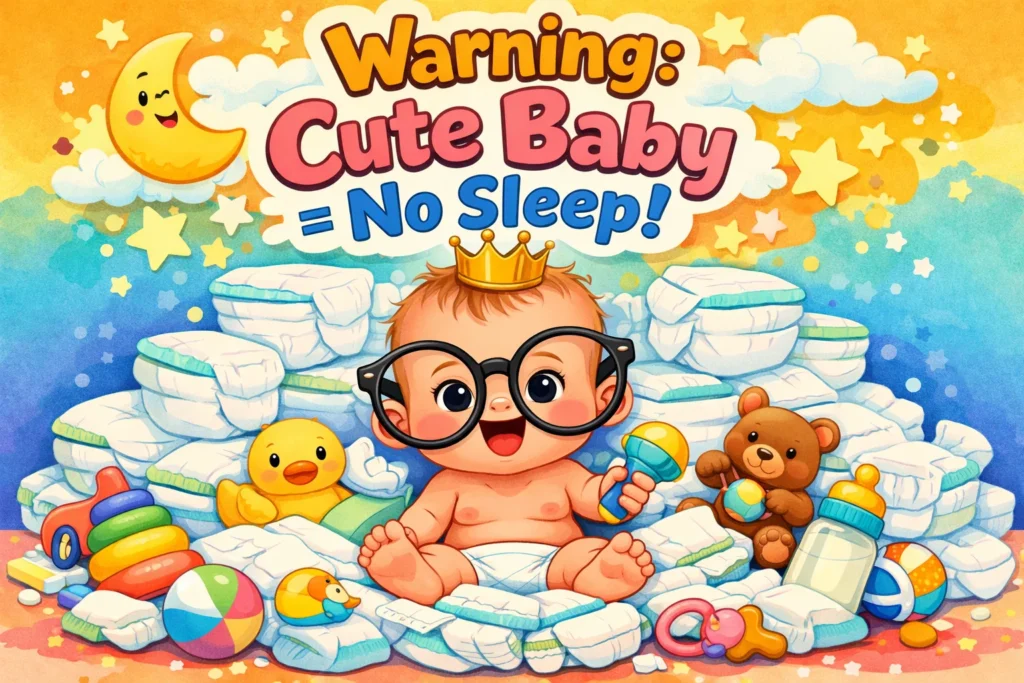 funny new baby wishes