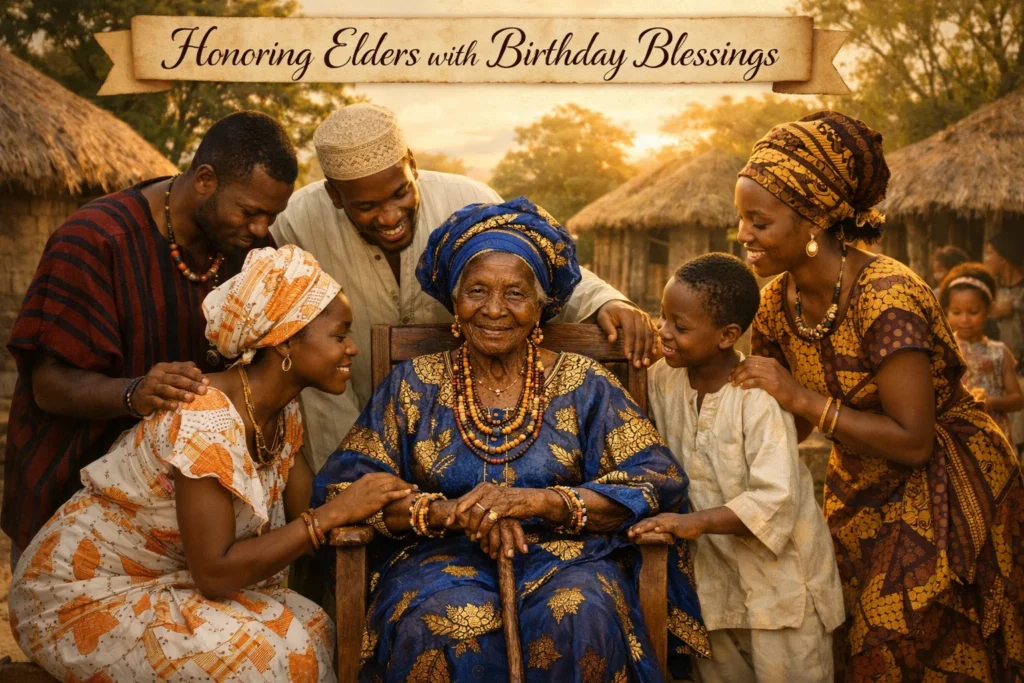 Happy African birthday wishes for elders