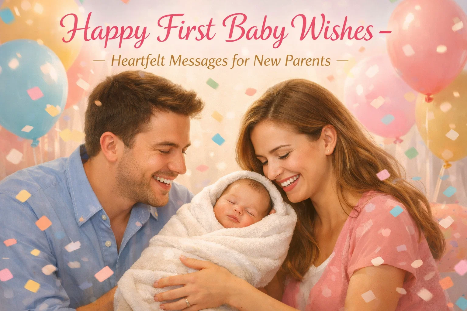 happy first baby wishes