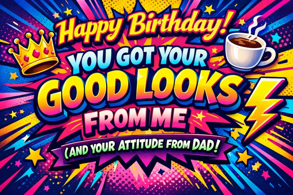 Funny Birthday Wishes for Daughter 