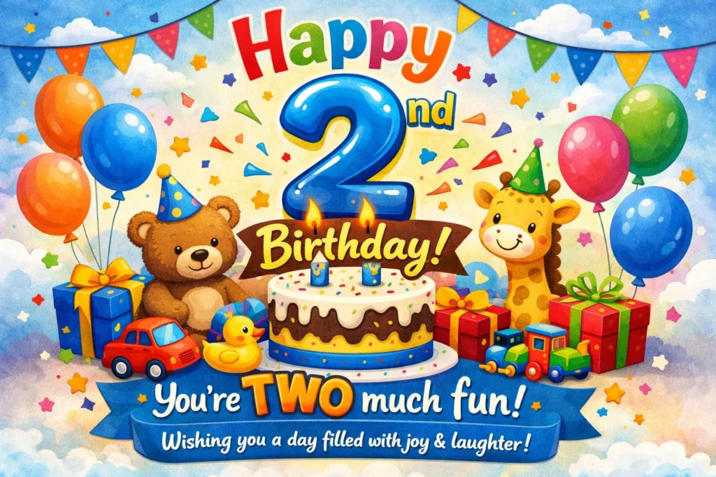happy 2nd birthday wishes