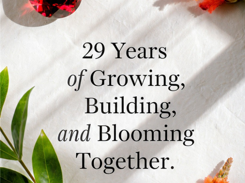 Heartfelt 29th Anniversary Wishes: Powerful Messages of Love