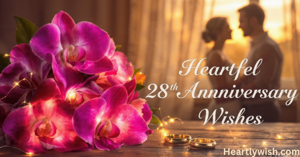 Heartfelt 28th Anniversary Wishes: Celebrate 28 Years of Love