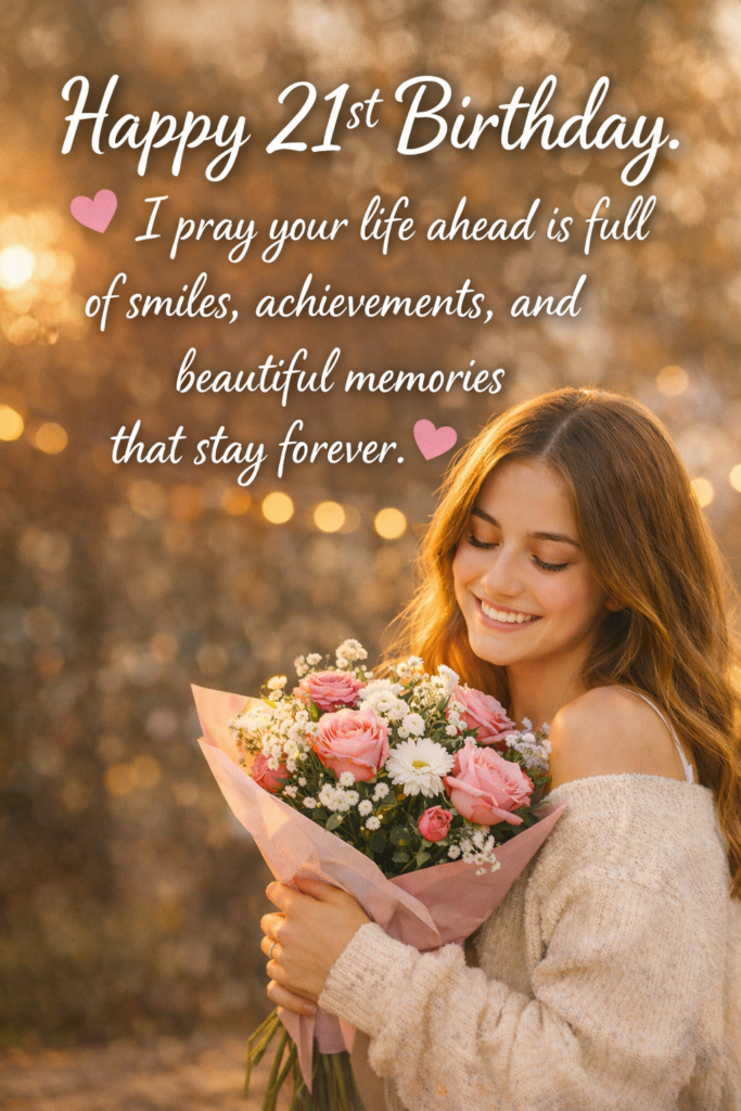 21st Birthday Wishes for a Daughter’s Future