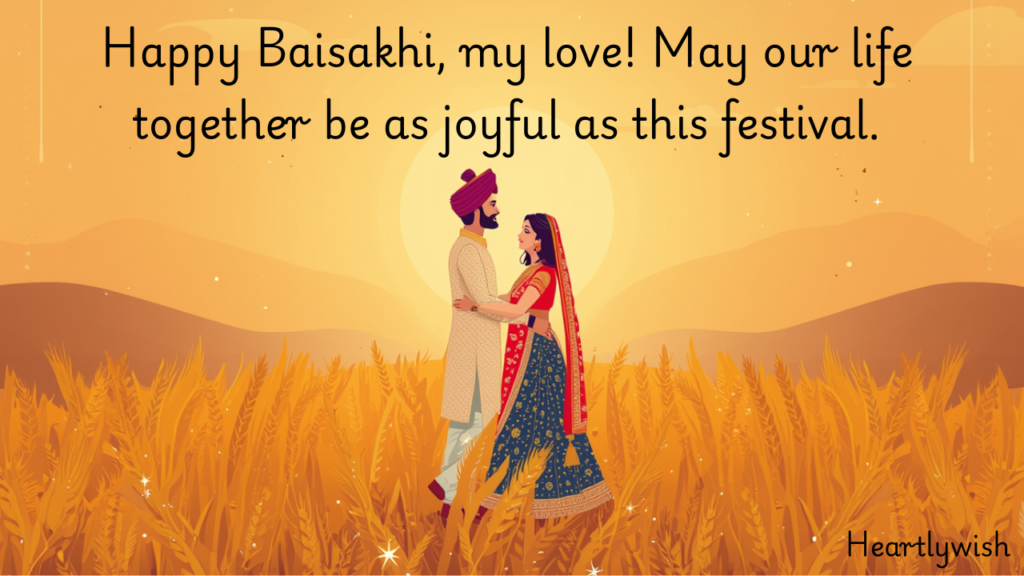 Baisakhi Wishes for Partner/Wife/Husband