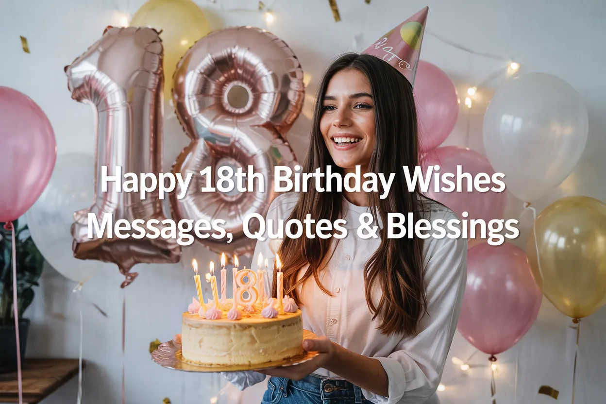 Happy 18th Birthday Wishes