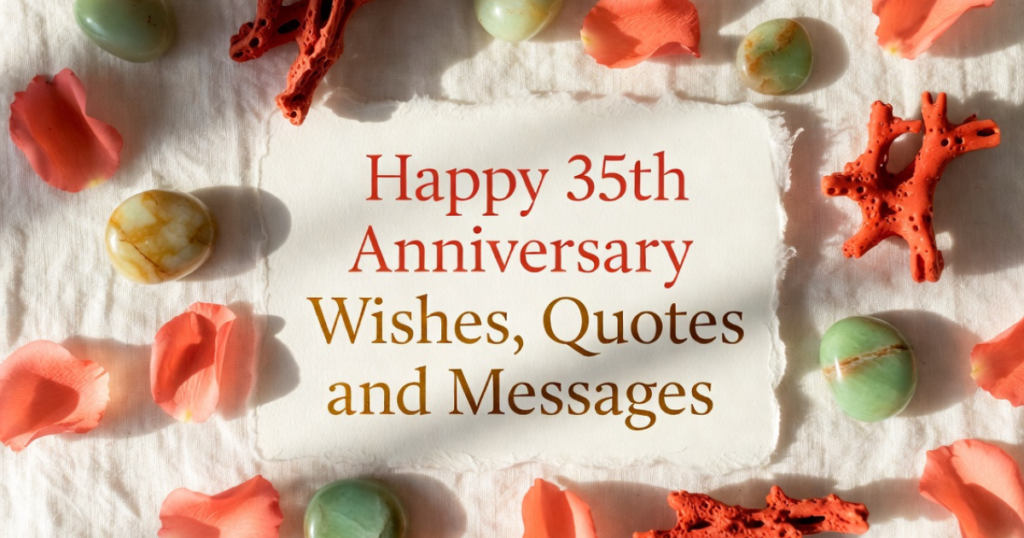 Heartfelt 35th Anniversary Wishes, Messages & Quotes for Couples
