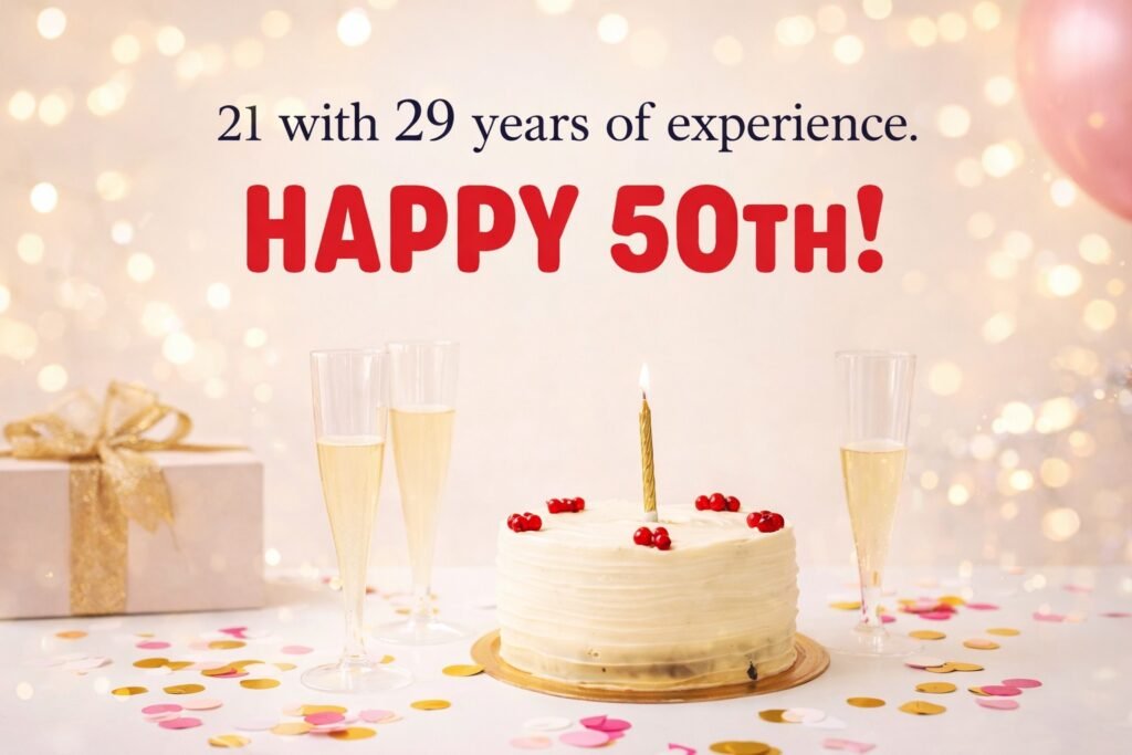 funny 50th birthday wish