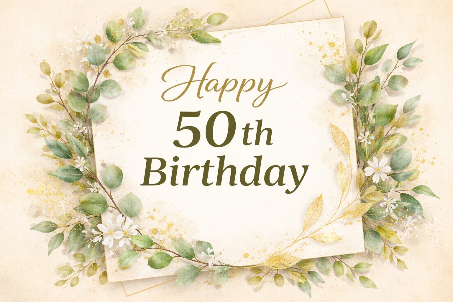50th birthday wishes