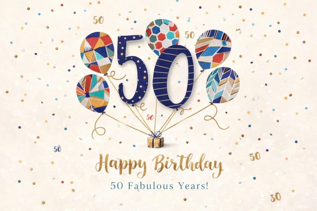 50th birthday wishes
