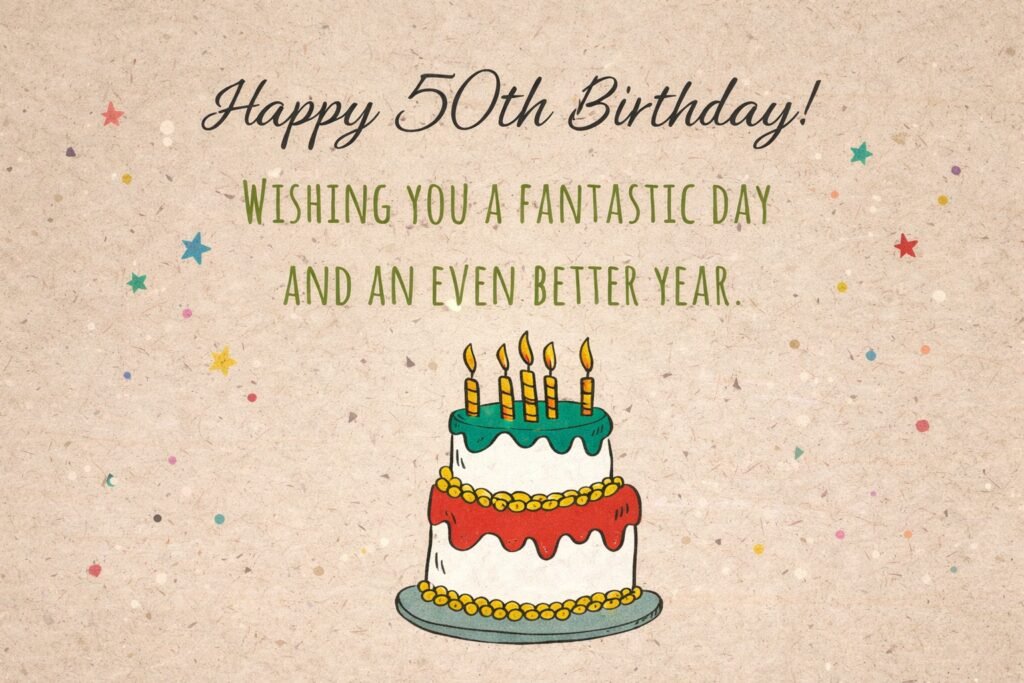 50th birthday wishes