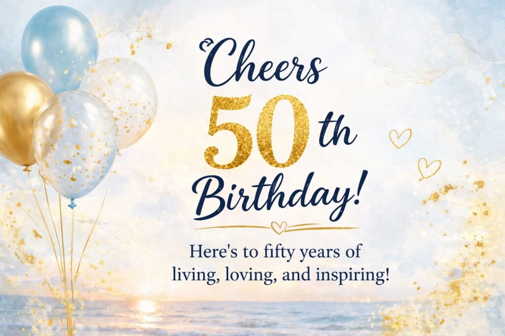 50th birthday wishes