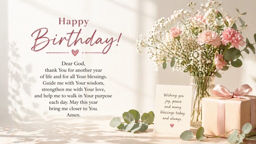 birthday prayer for family