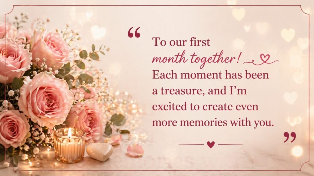 1 month annivrsary wish