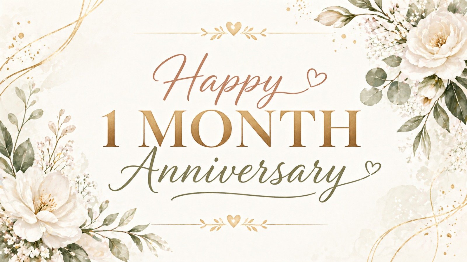 1 month anniversary wishes