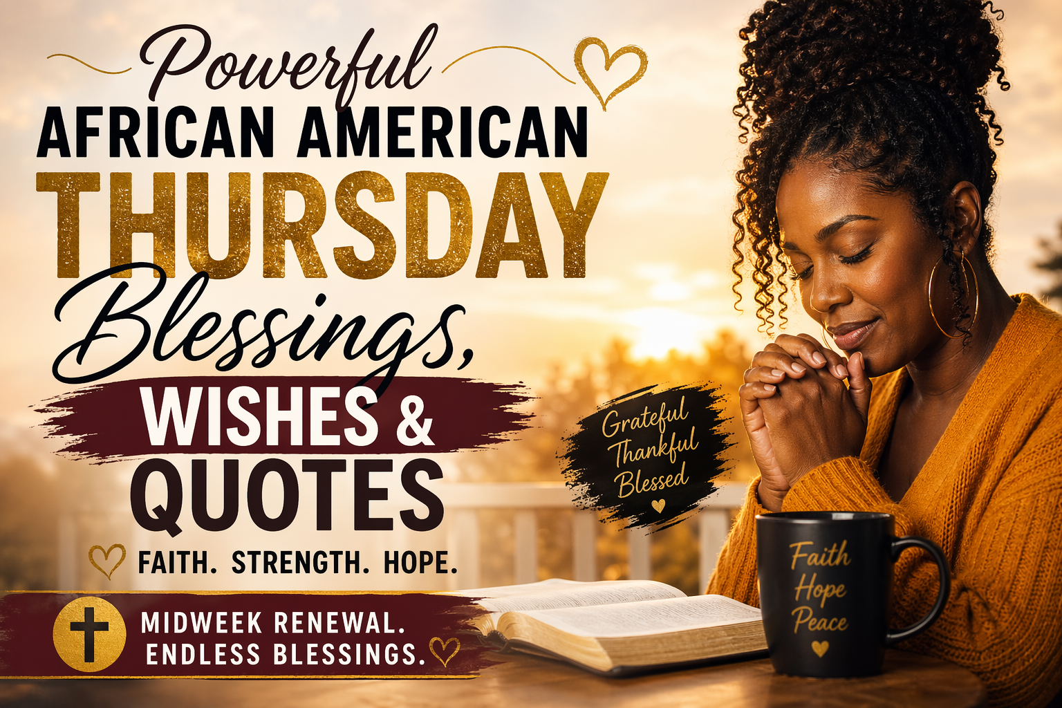 Powerful African American Thursday Blessings, Wishes & Quotes