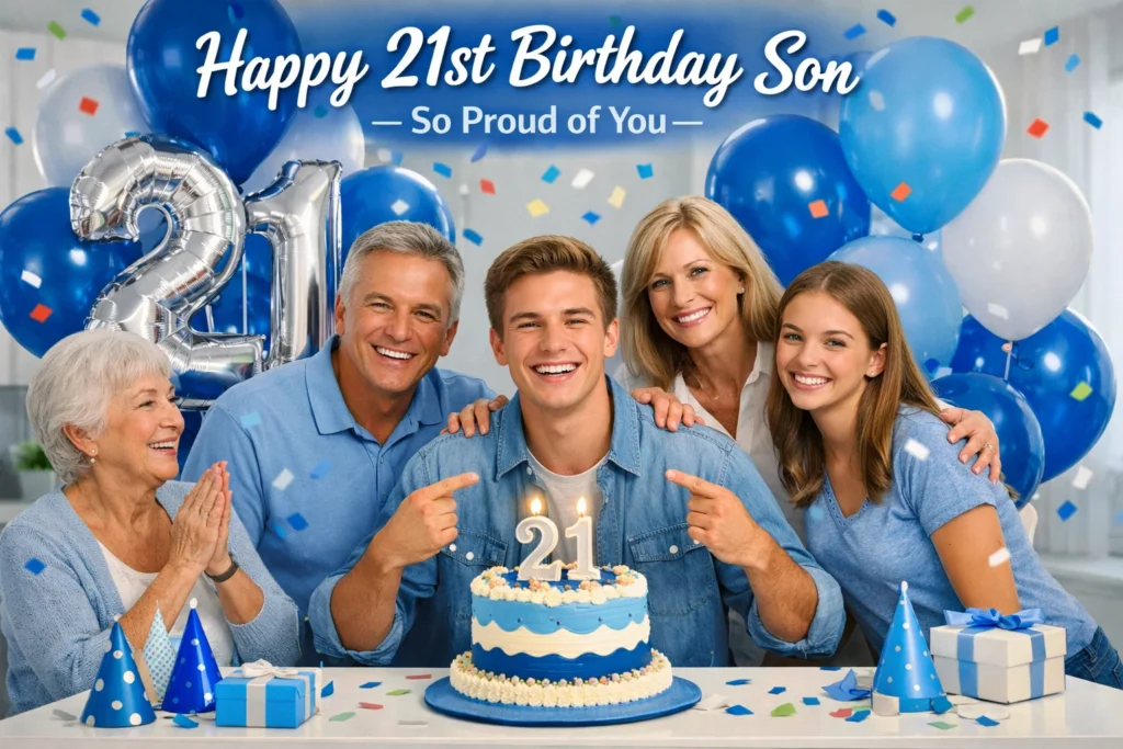 21st birthday wishes for son