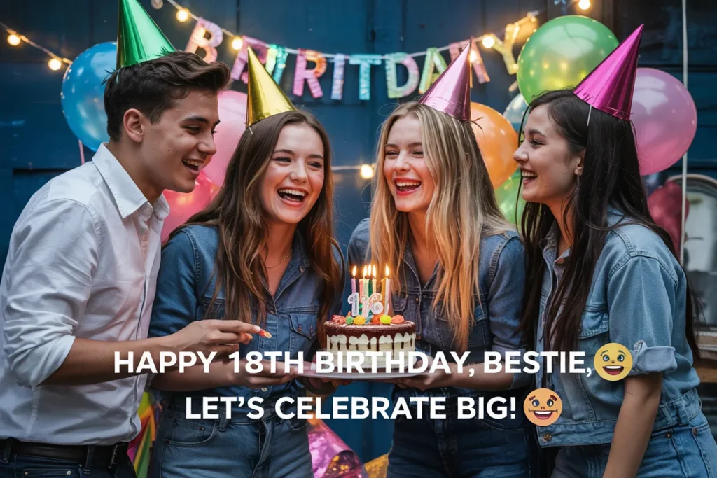 18th birthday wishes for friends