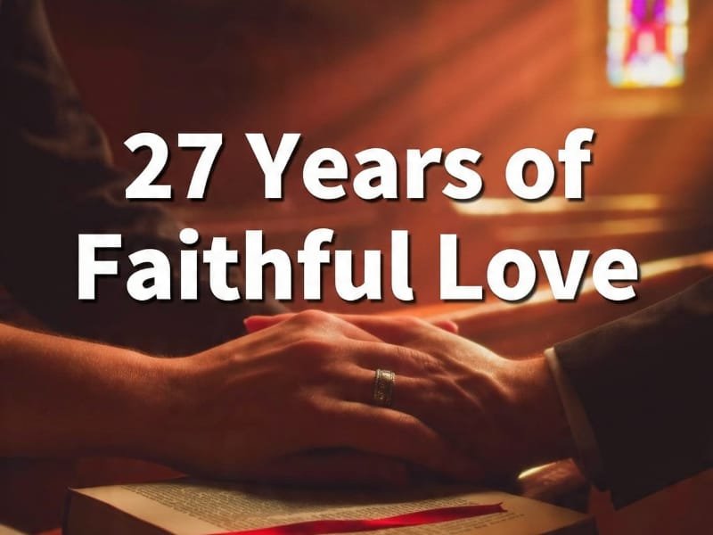 Heartfelt 27th Anniversary wishes