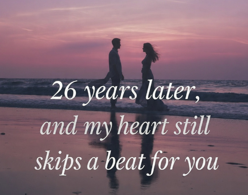Heartfelt 26th Anniversary wishes