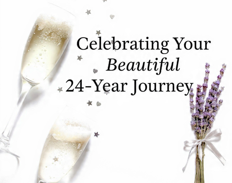 Heartfelt 24th Anniversary Wishes: Romantic, Emotional & Meaningful Messages