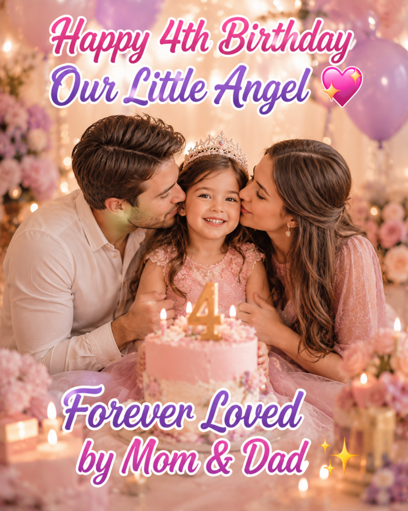 4th Birthday Wishes from Parents
