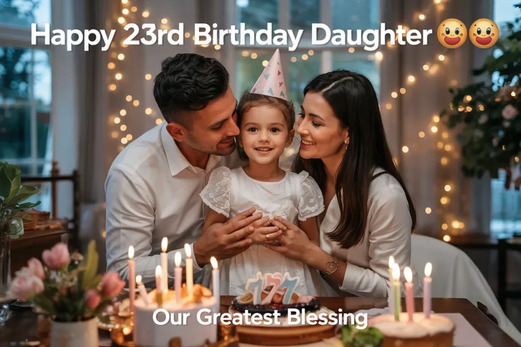 Happy 23rd Birthday Wishes for Daughter