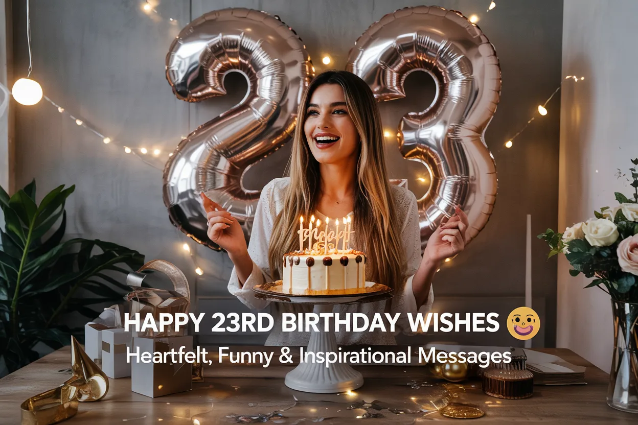 happy 23rd birthday wishes