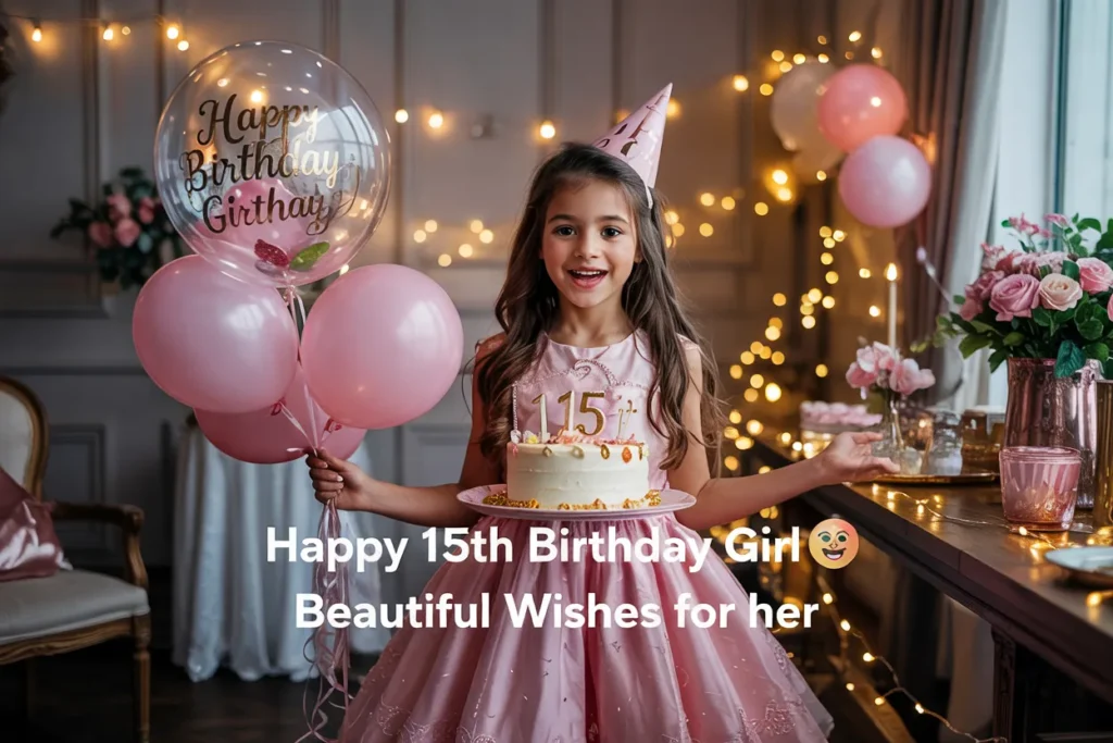 15th birthday wishes for girl