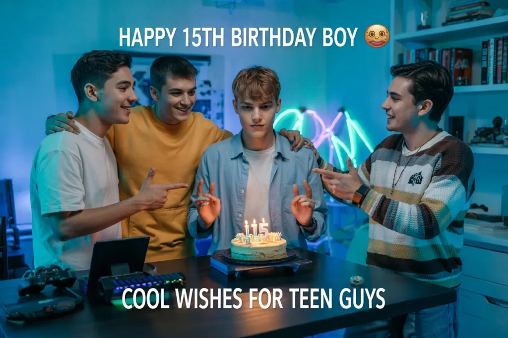 15th birthday wishes for boy