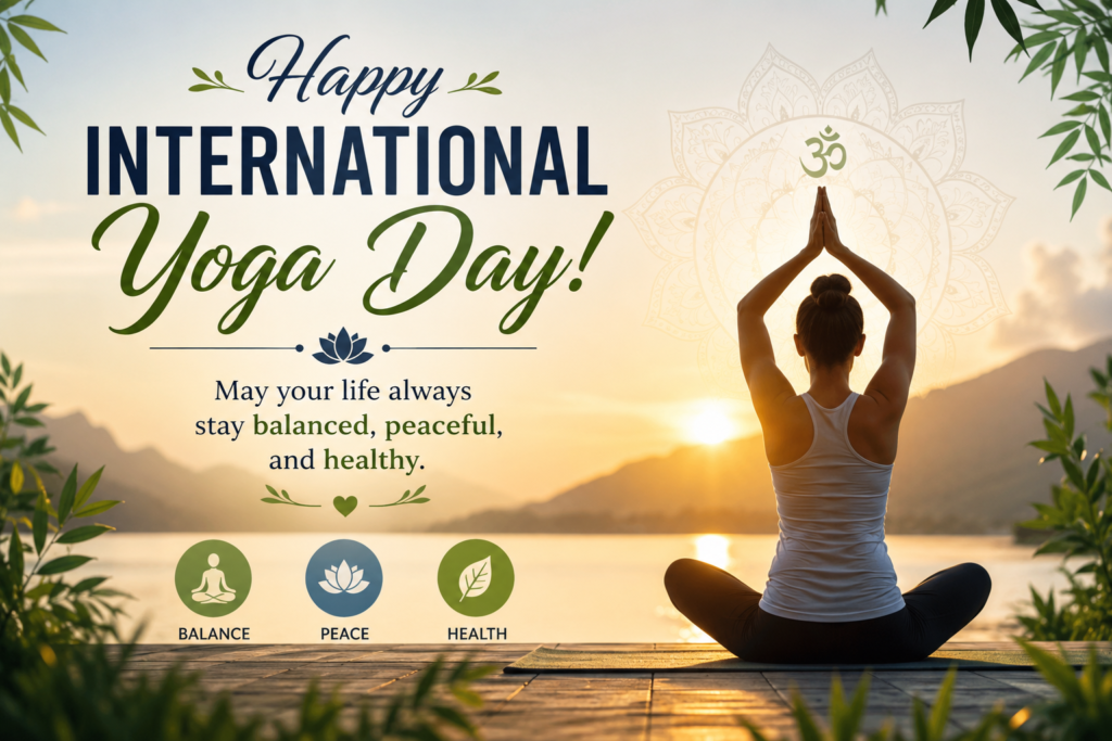 General Yoga Day Wishes.