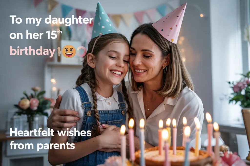 15th birthday wishes for daughter